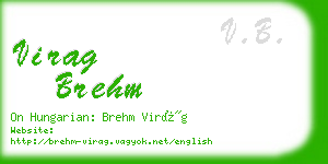 virag brehm business card